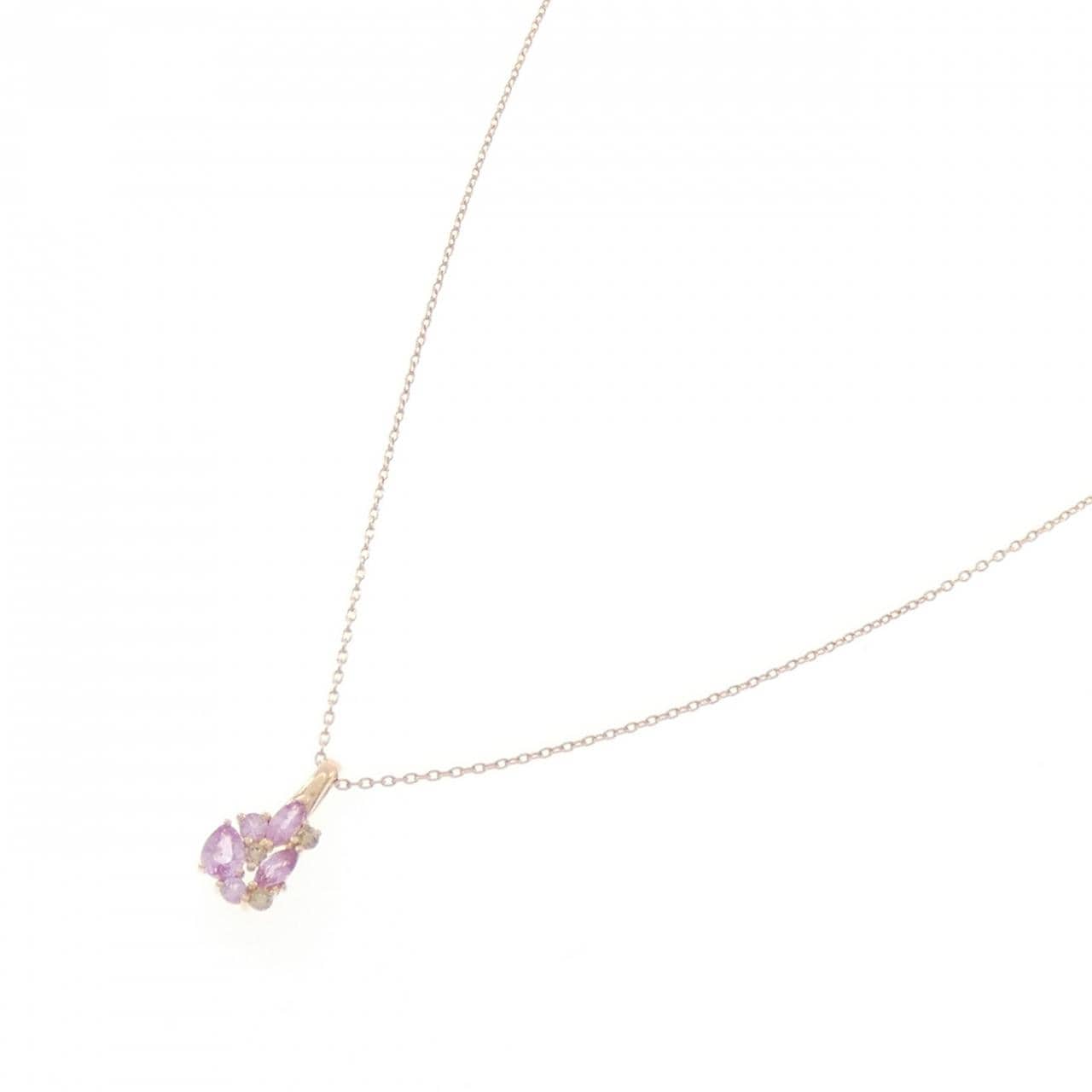 ジーエスティービー サファイヤ ネックレス 0.35CT