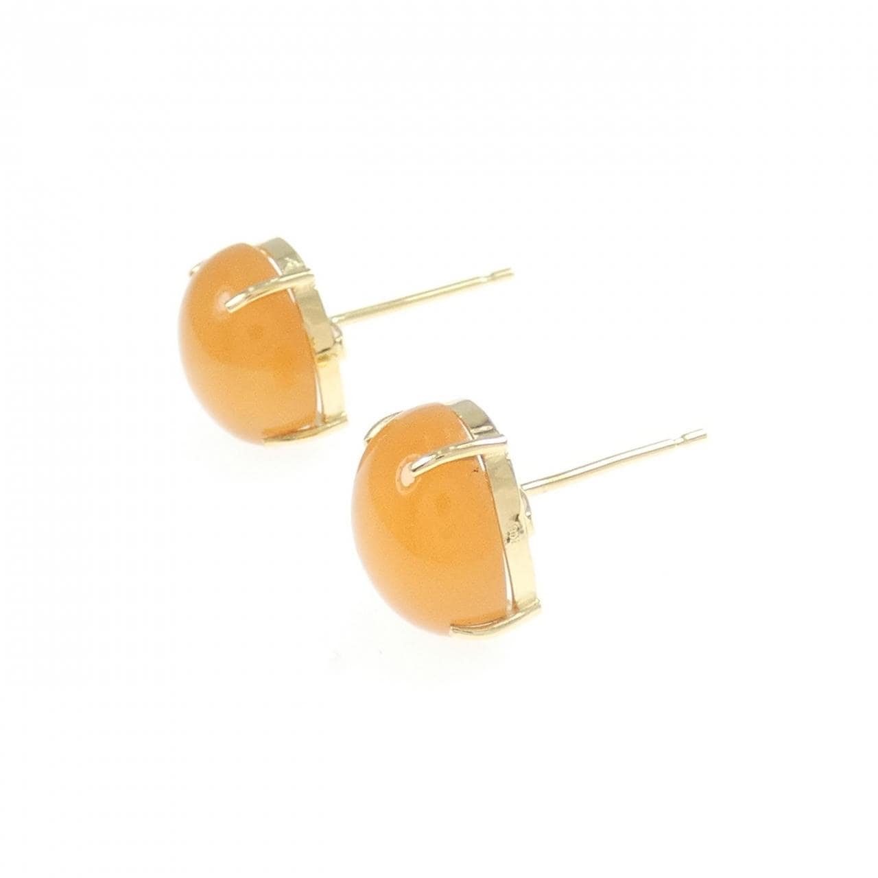 K18YG ムーンストーン ピアス