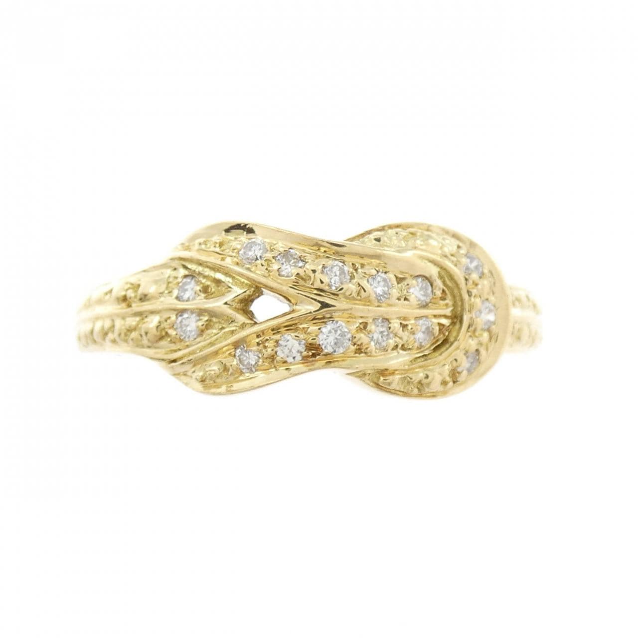 K18YG ダイヤモンド リング 0.10CT