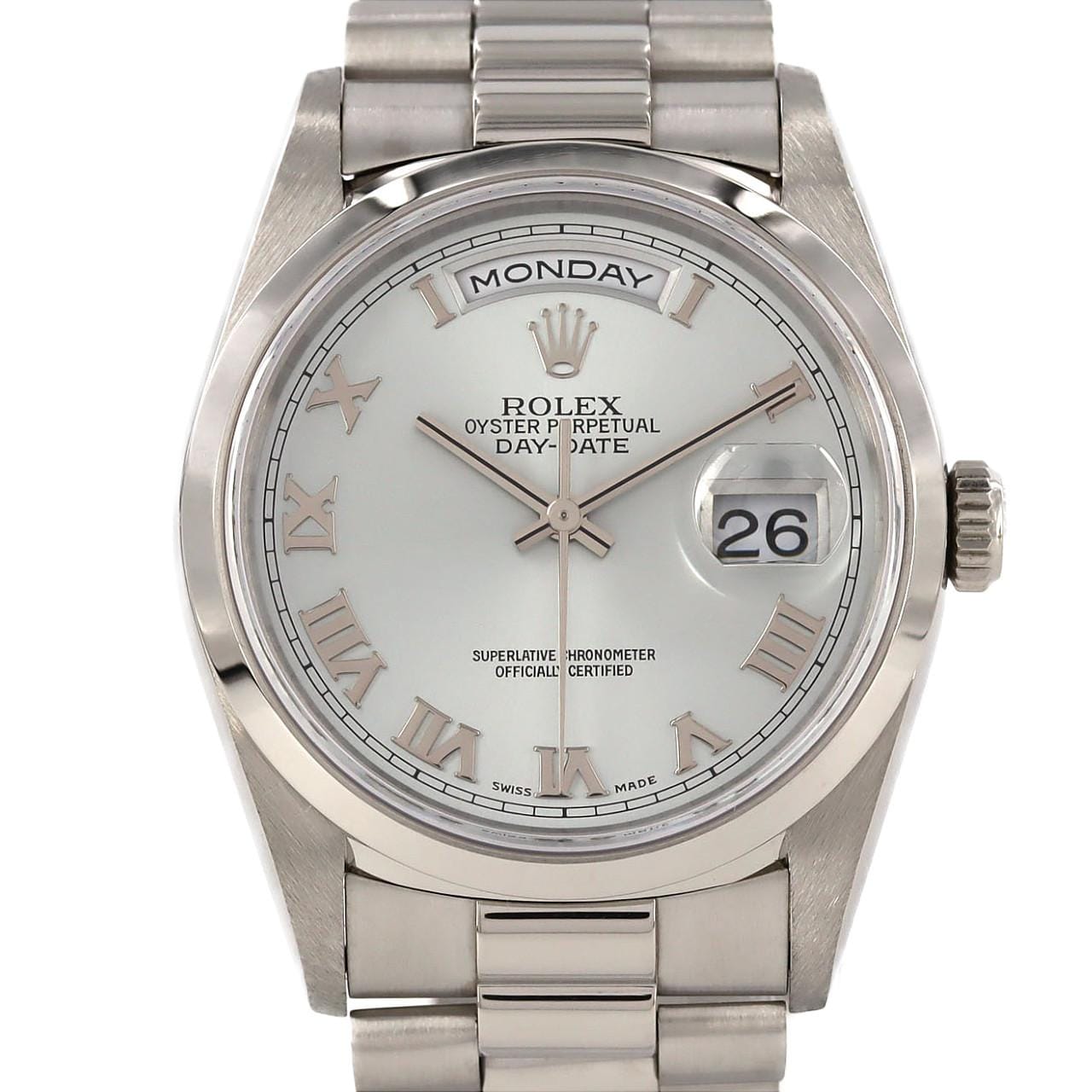 ロレックス デイデイト 18206 PT 自動巻 W番