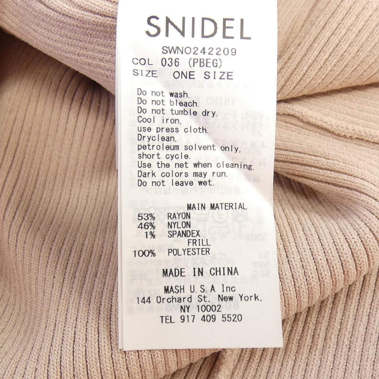 スナイデル Snidel SWNO242209 ワンピース