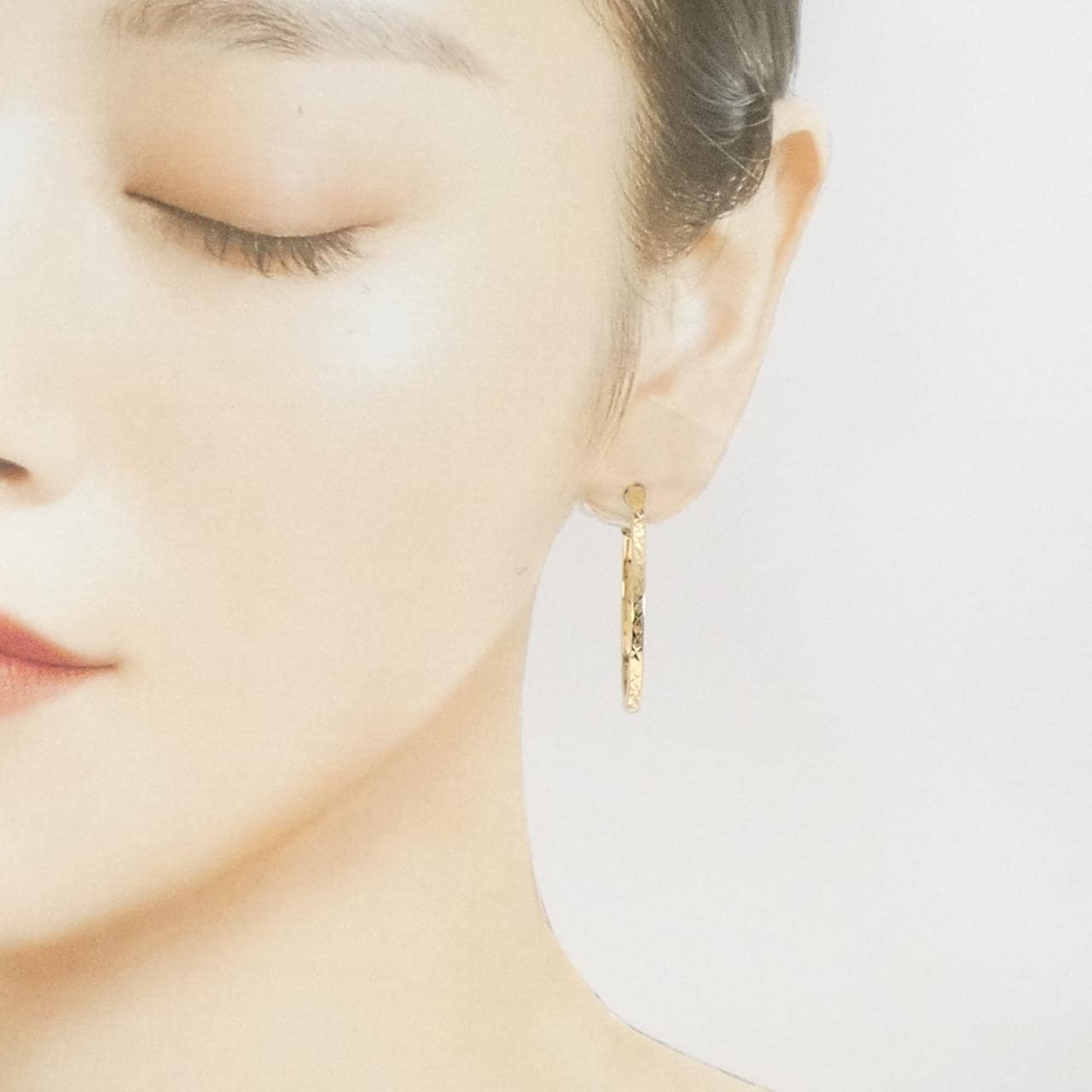 750YG フープ ピアス