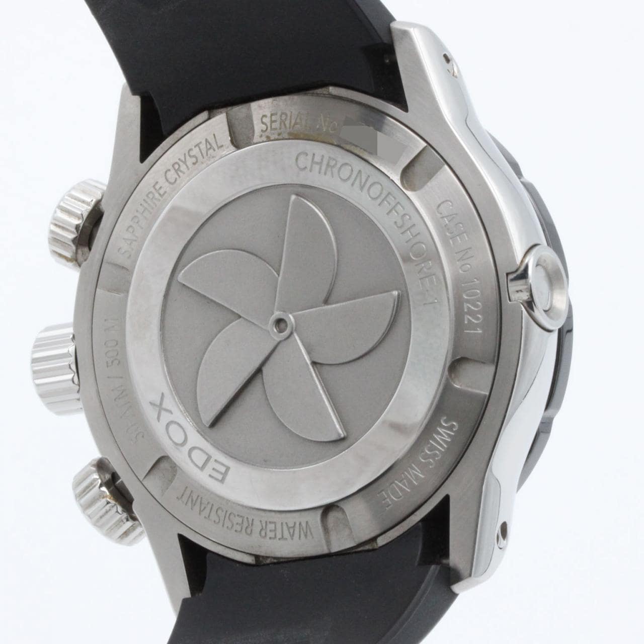 エドックス クロノオフショア1クロノ 10221-3-NIN SS クォーツ