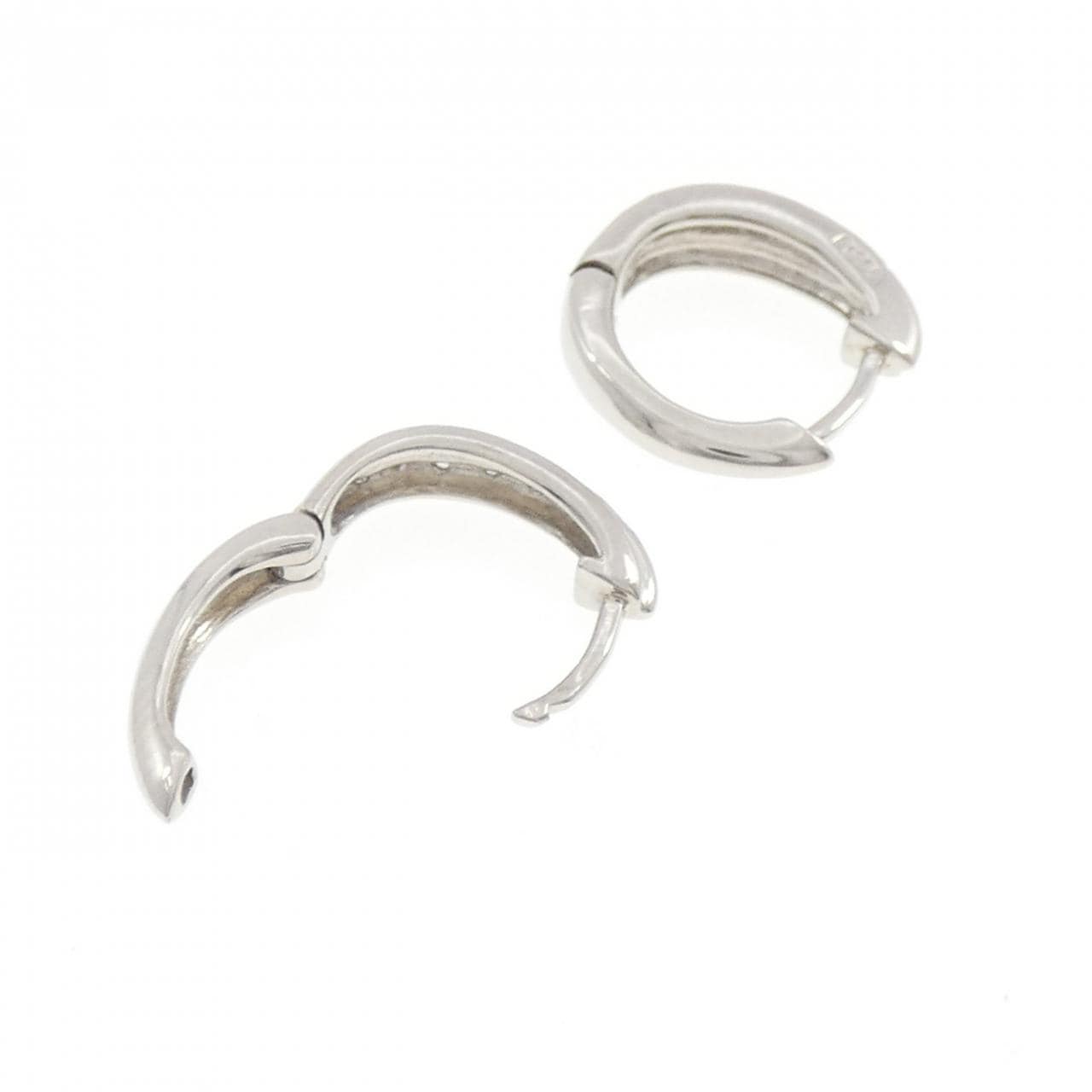 PT950 ダイヤモンド ピアス 0.20CT