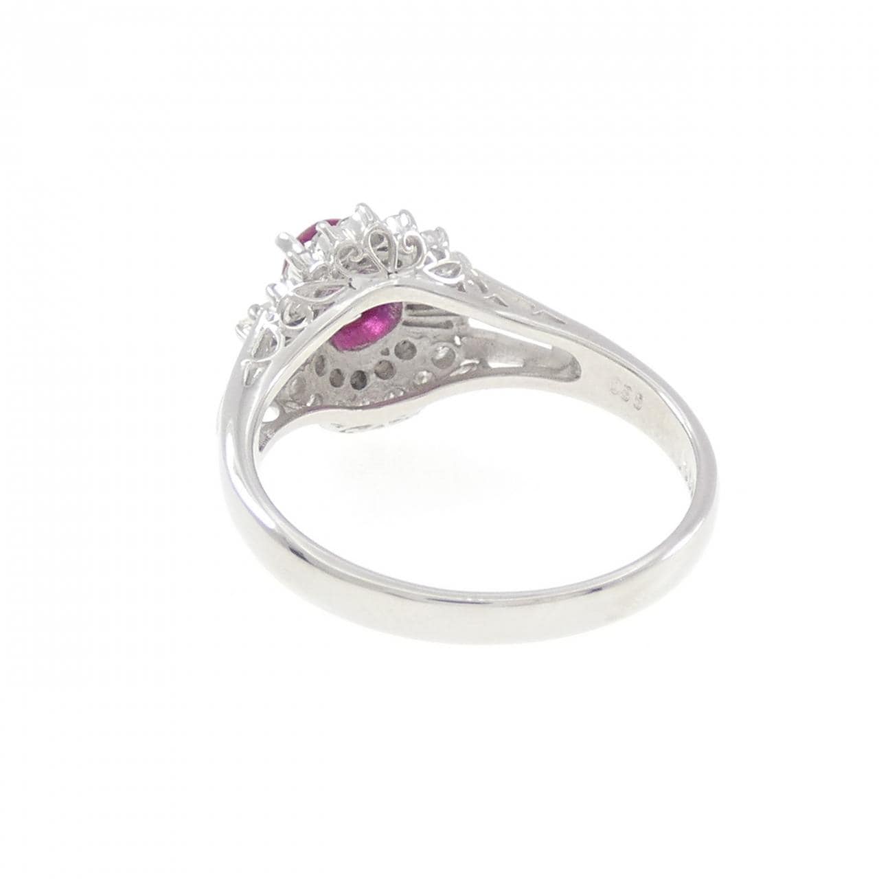 PT900 ルビー リング 0.56CT