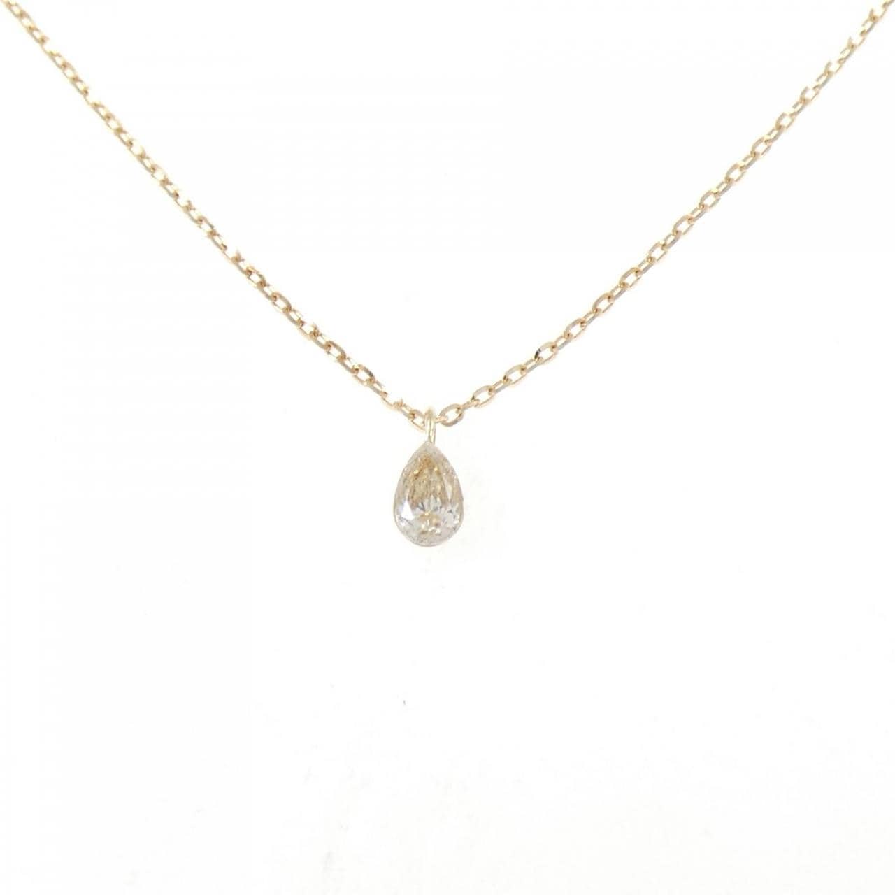 アガット ダイヤモンド ネックレス 0.1CT