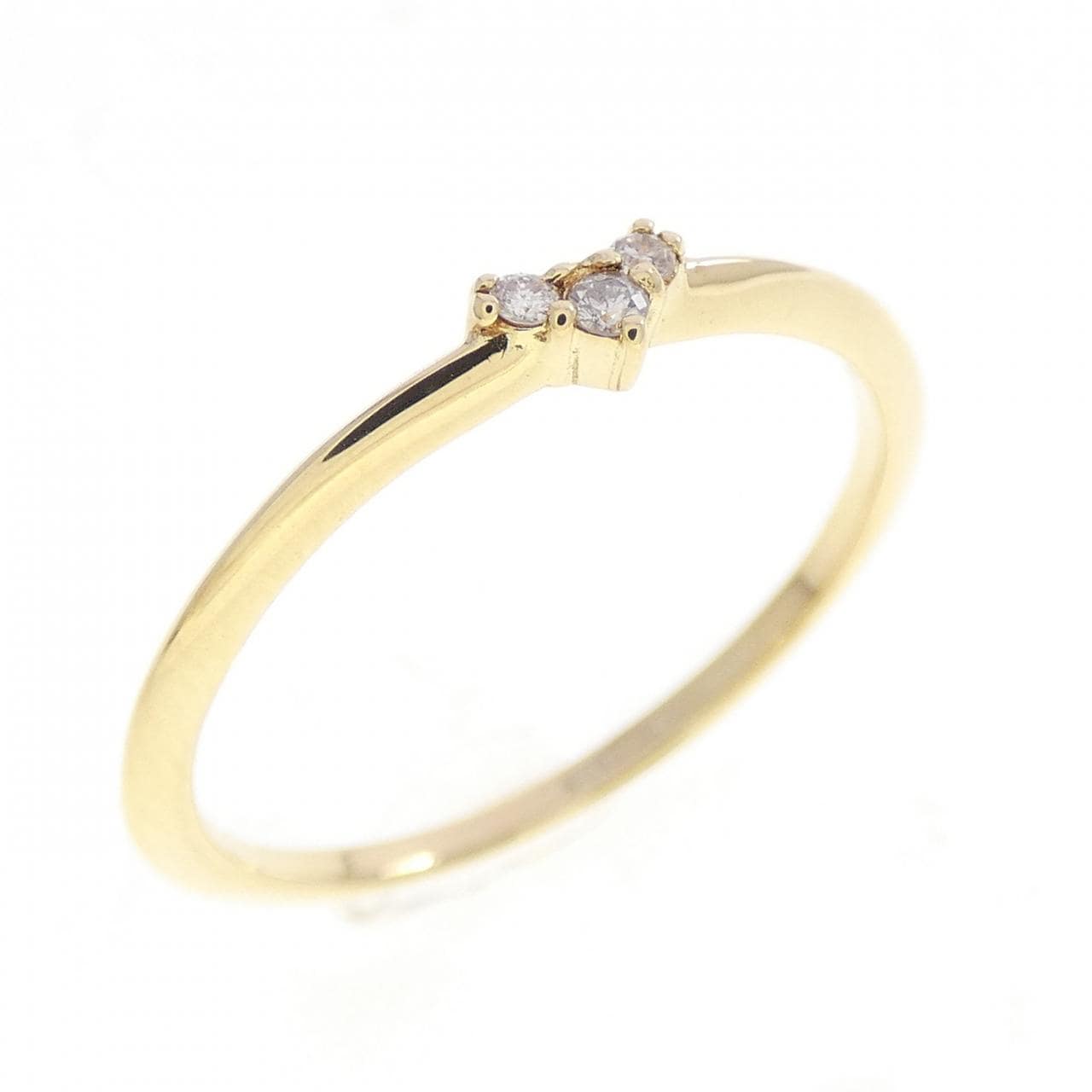アガット ダイヤモンド リング 0.03CT