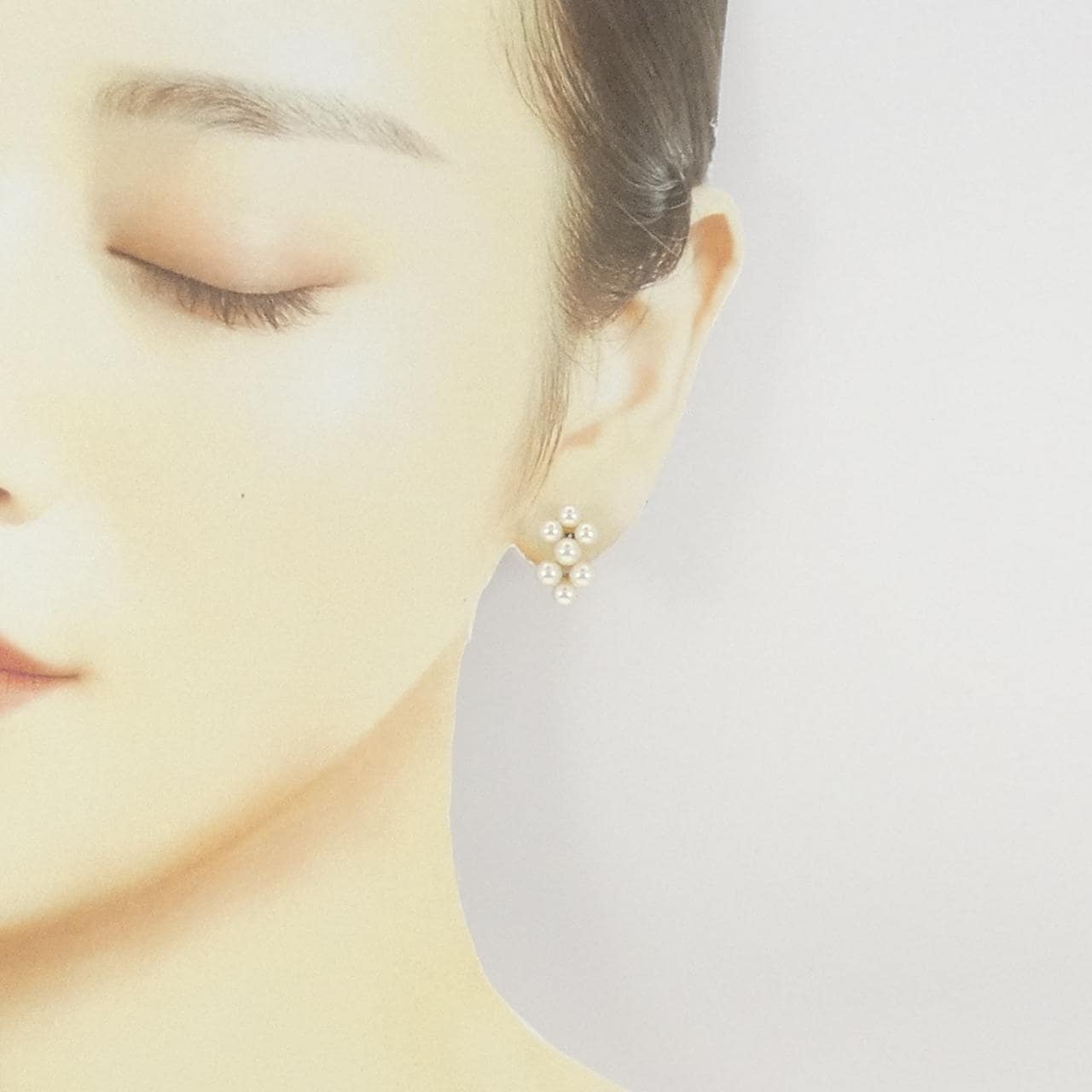 MIKIMOTO Akoya珍珠耳夹