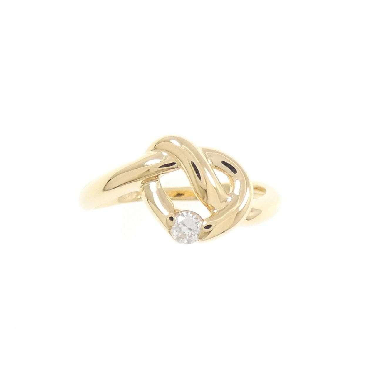K18YG ダイヤモンド リング 0.098CT