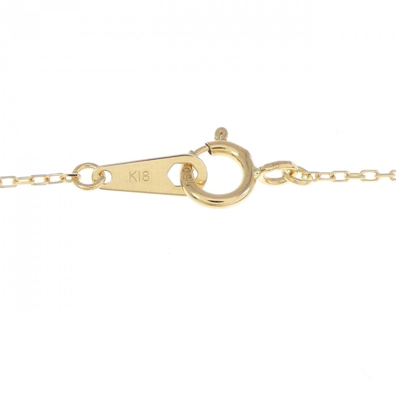 K18YG ダイヤモンド ネックレス 0.07CT
