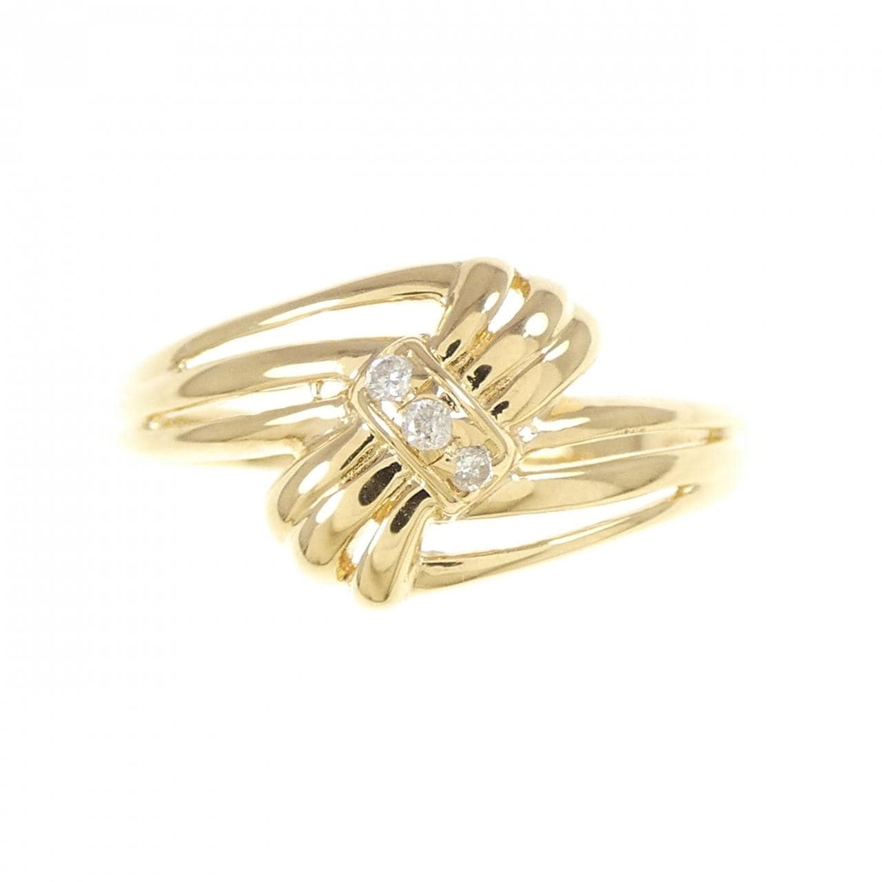 K18YG ダイヤモンド リング 0.03CT