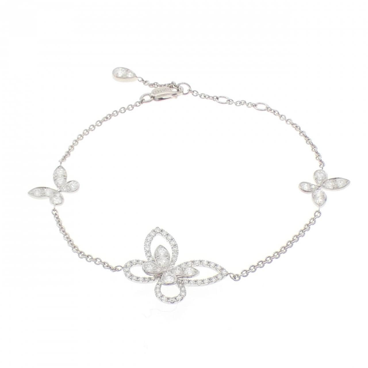 グラフ バタフライ シルエット ミニ ブレスレット