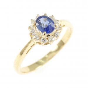 K18YG サファイヤ リング 0.31CT