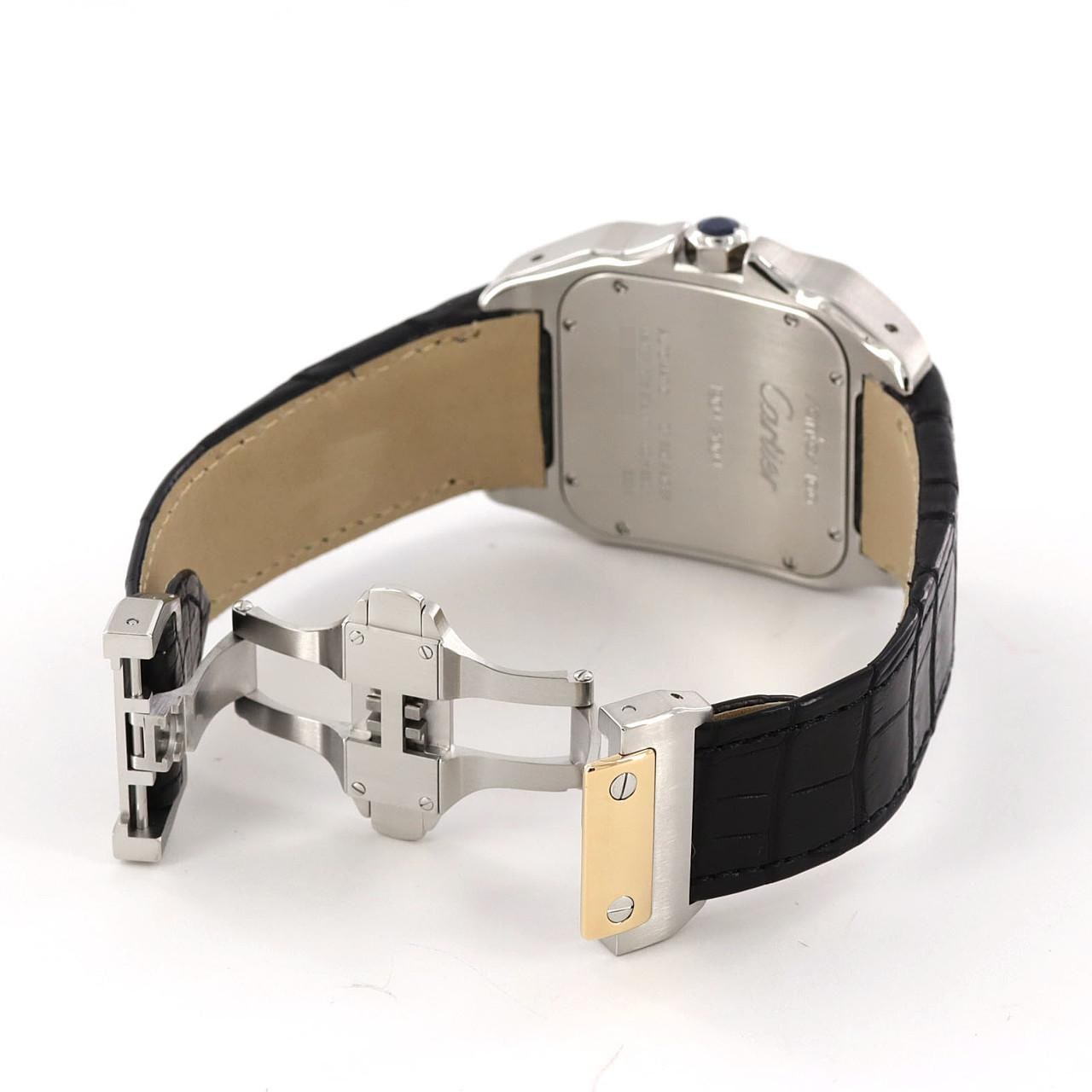 カルティエ サントス100LM コンビ 1904-2004刻印 W20077X7 SSxYG 自動巻