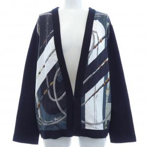 エルメス HERMES CLIC-CLAC 37-7751 ツイルレーヌ カーディガン