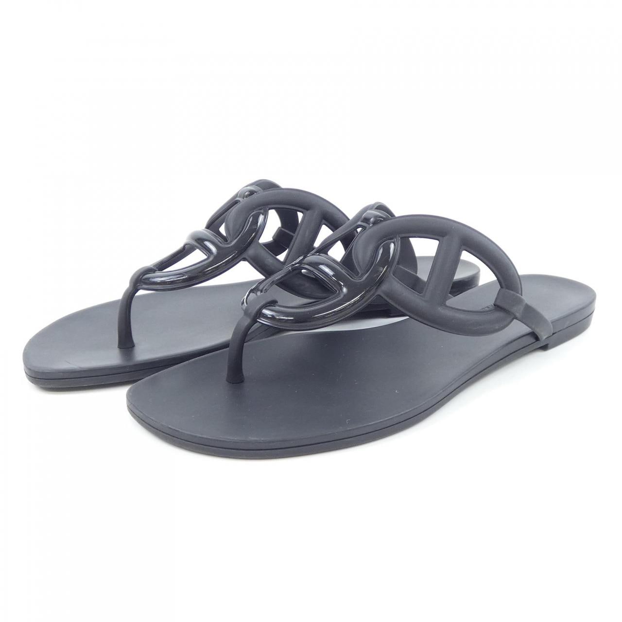 エルメス HERMES エジェリ EGERIE シェーヌダンクル 221001Z サンダル