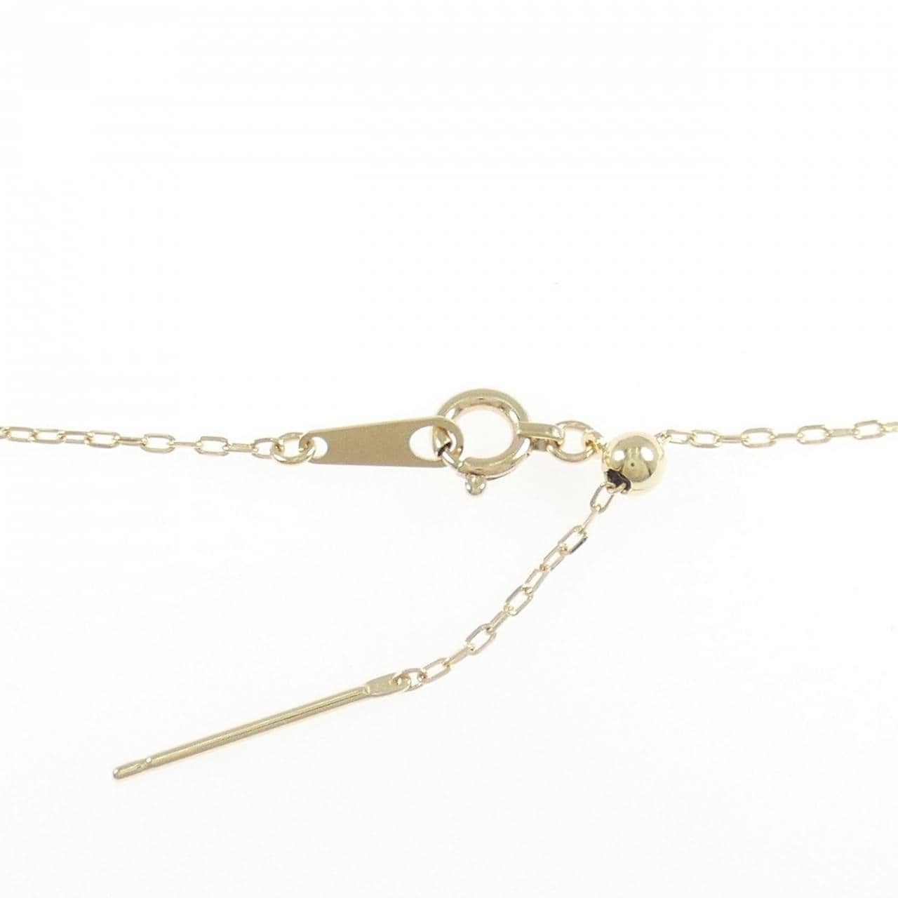 K10YG 2WAY ダイヤモンド ネックレス 0.056CT