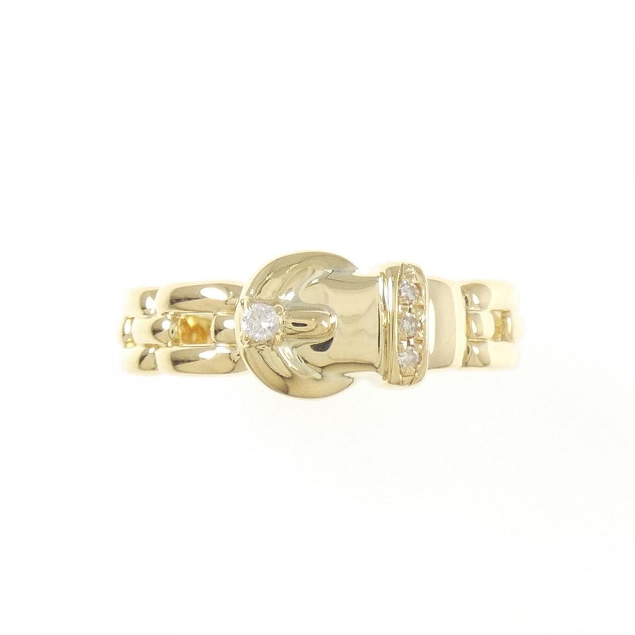 K18YG ダイヤモンド リング