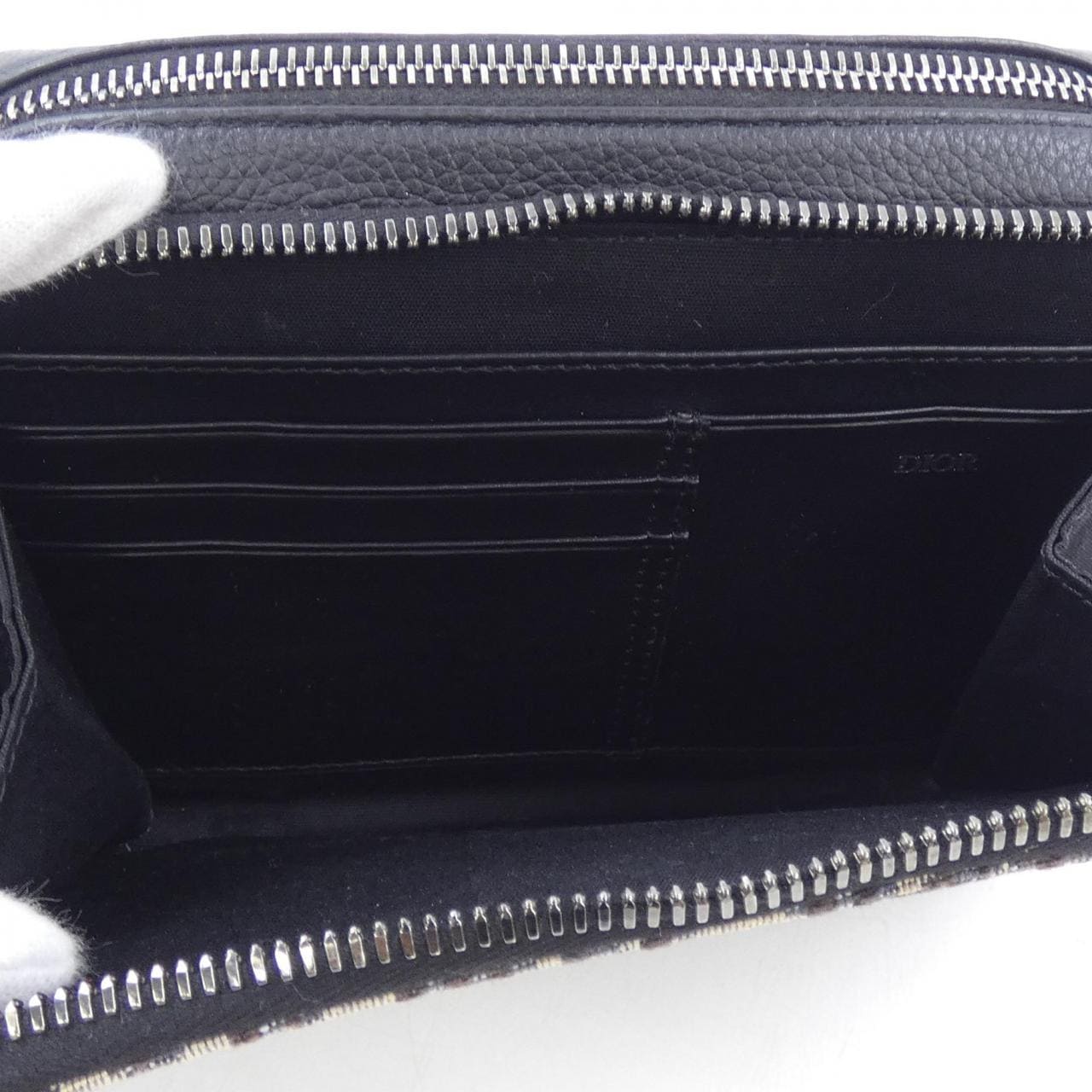 ディオール DIOR ストラップ付きジップポーチ オブリークジャカード 2OBBC119YSE BAG