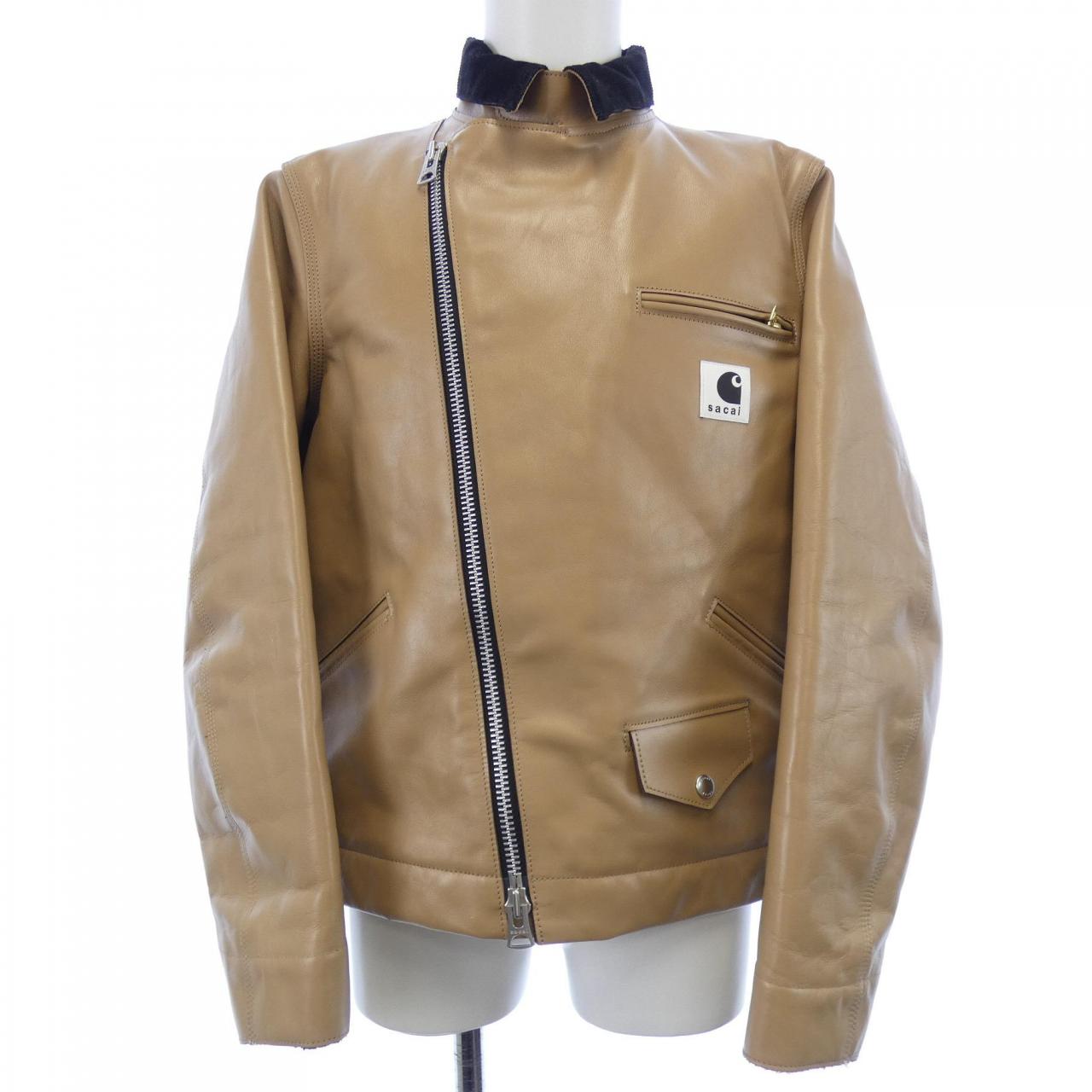 サカイ SACAI CARHARTT WIP 25-03857M レザージャケット