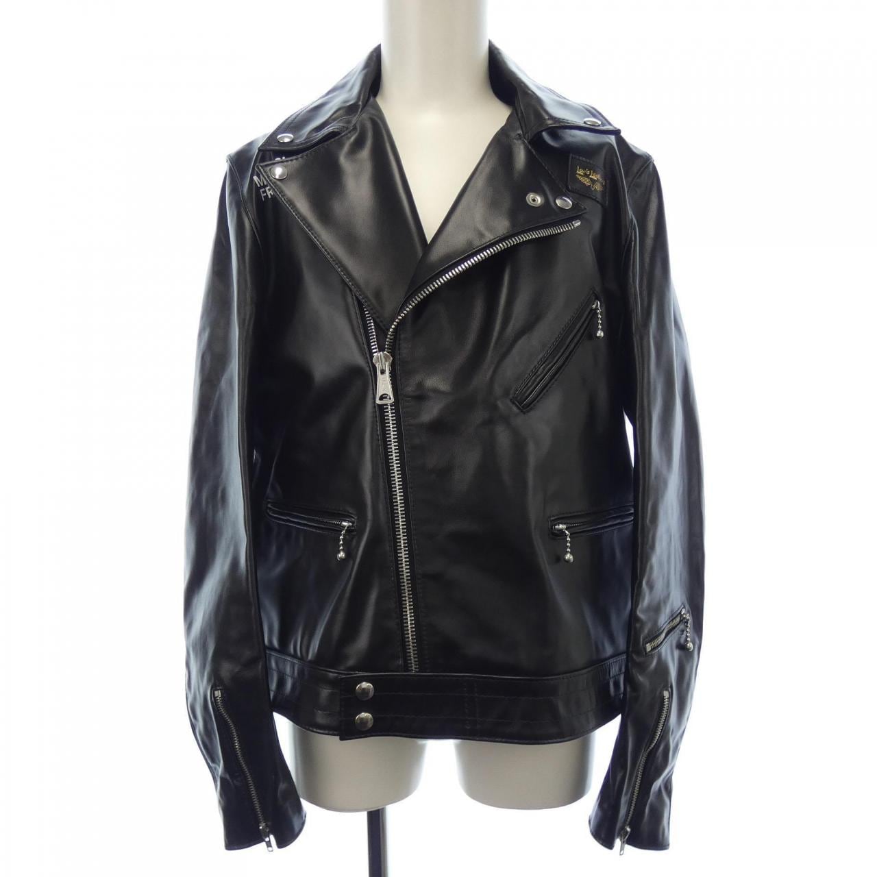 モンクレール ジーニアス MONCLER GENIUS LEWIS LEATHERS FRAGMENT DWAYNE CYCLONE レザーライダースジャケット