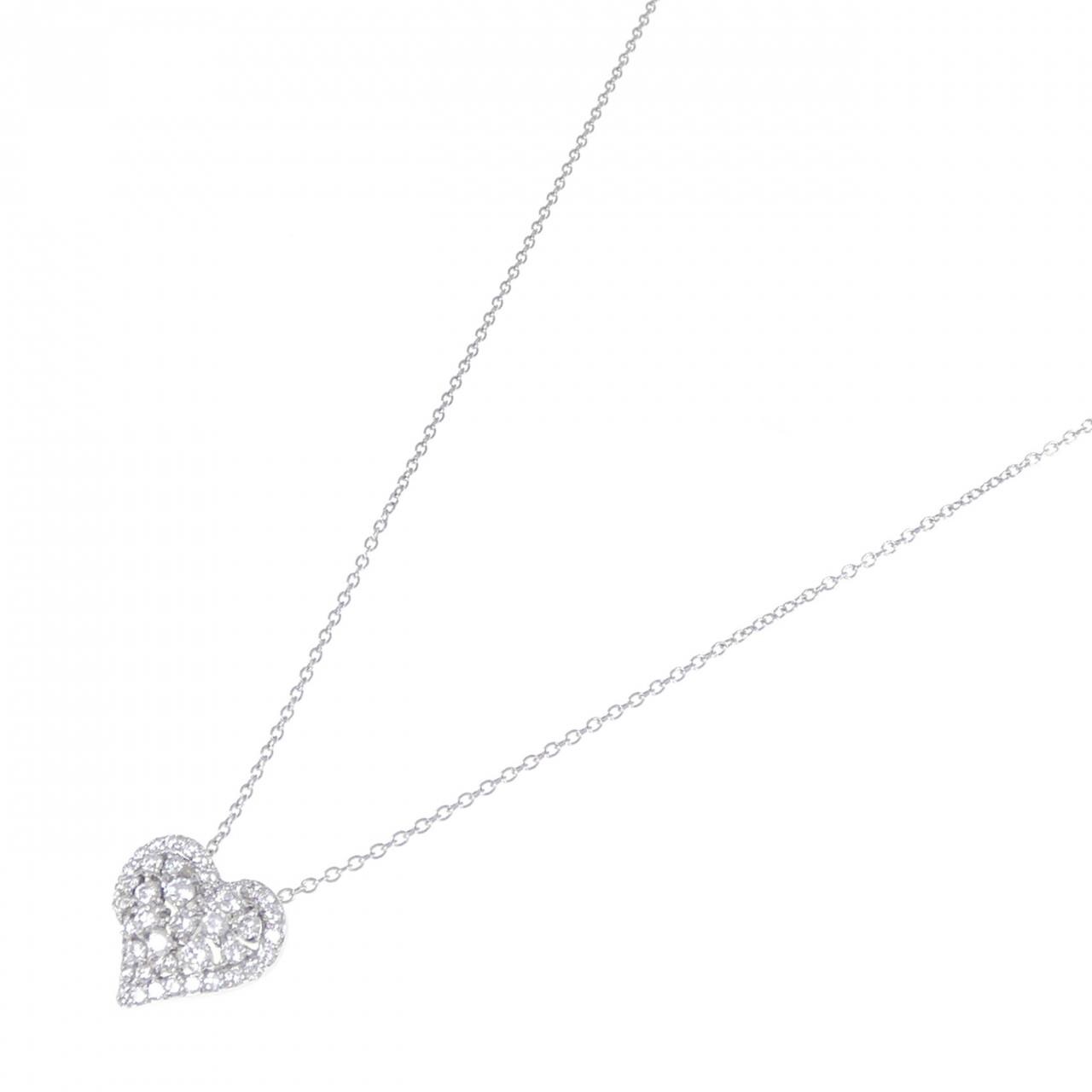 コメ兵｜ポンテヴェキオ ハート ダイヤモンド ネックレス 0.95CT