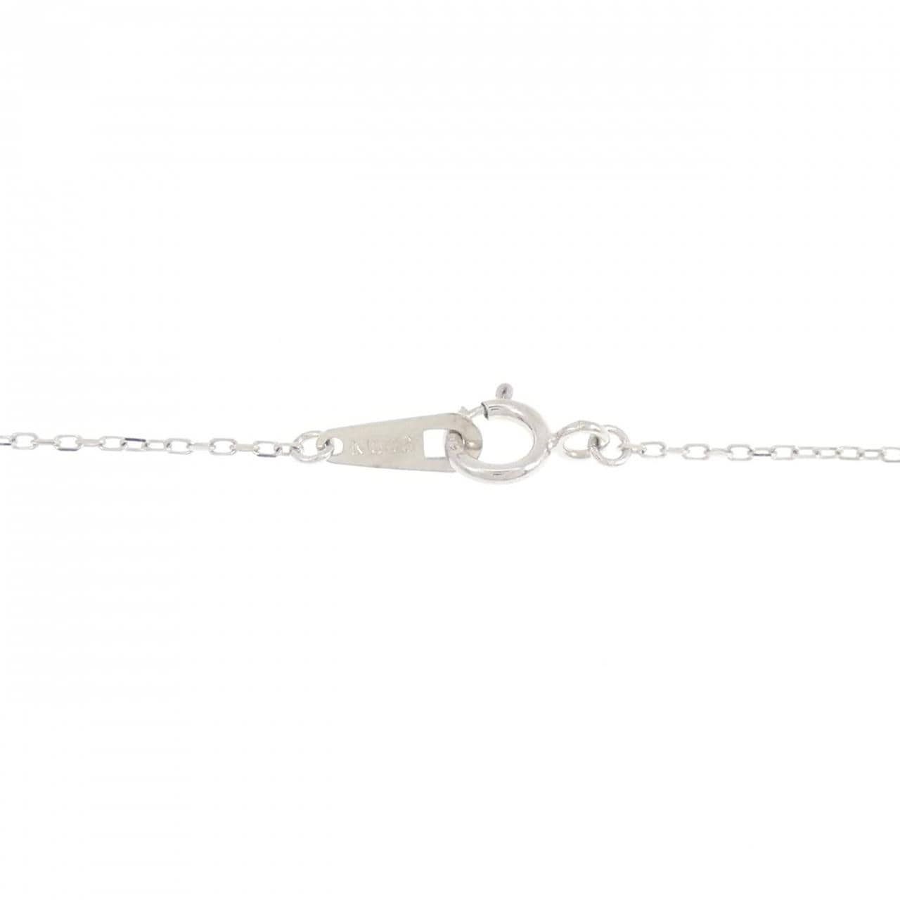 K18WG ダイヤモンド ネックレス 0.20CT