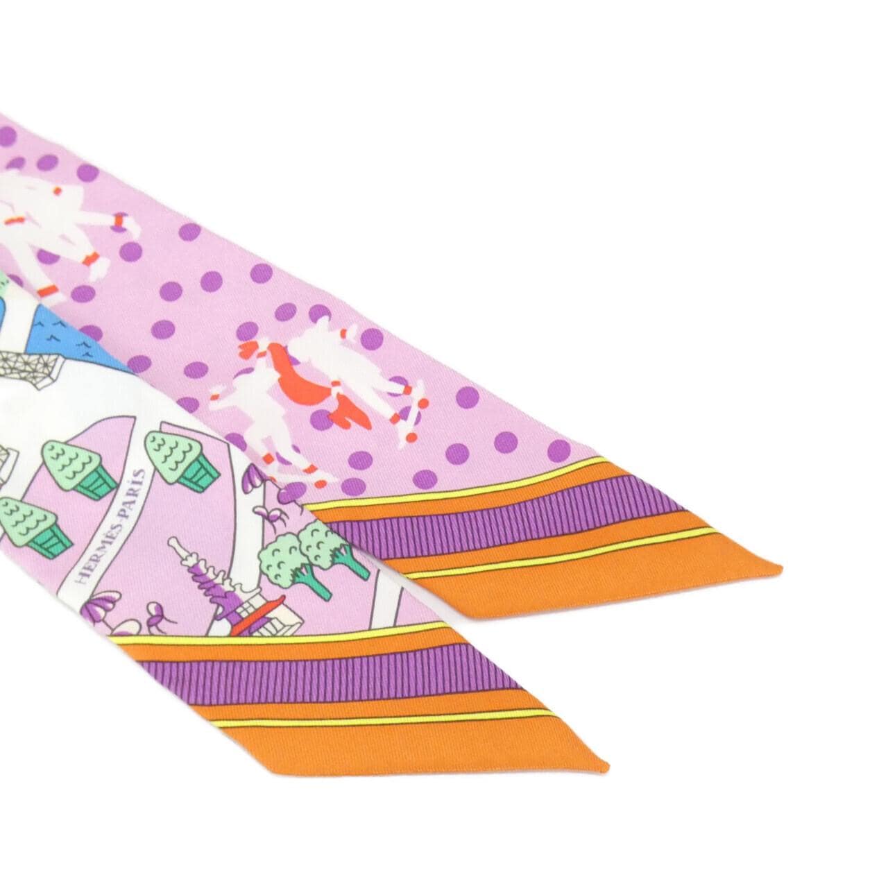 エルメス LES NOUVEAUX AMOUREUX ツイリー 063329S スカーフ