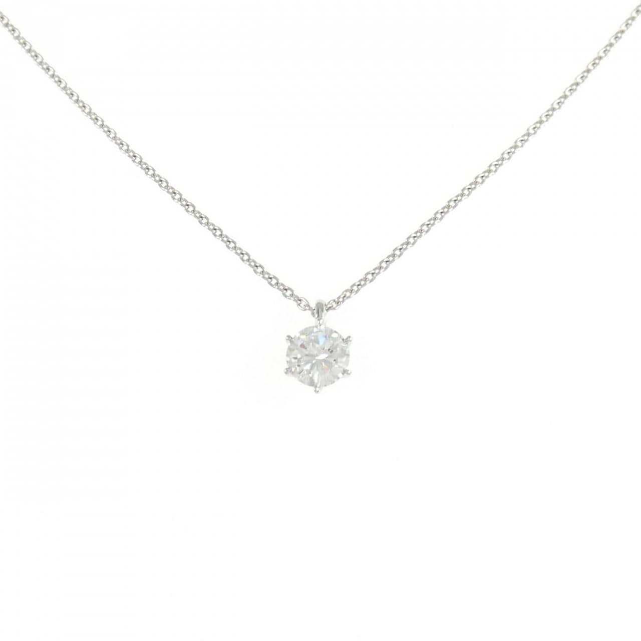 【リメイク】PT900/PT850 ダイヤモンド ネックレス 0.313CT F I1 Good