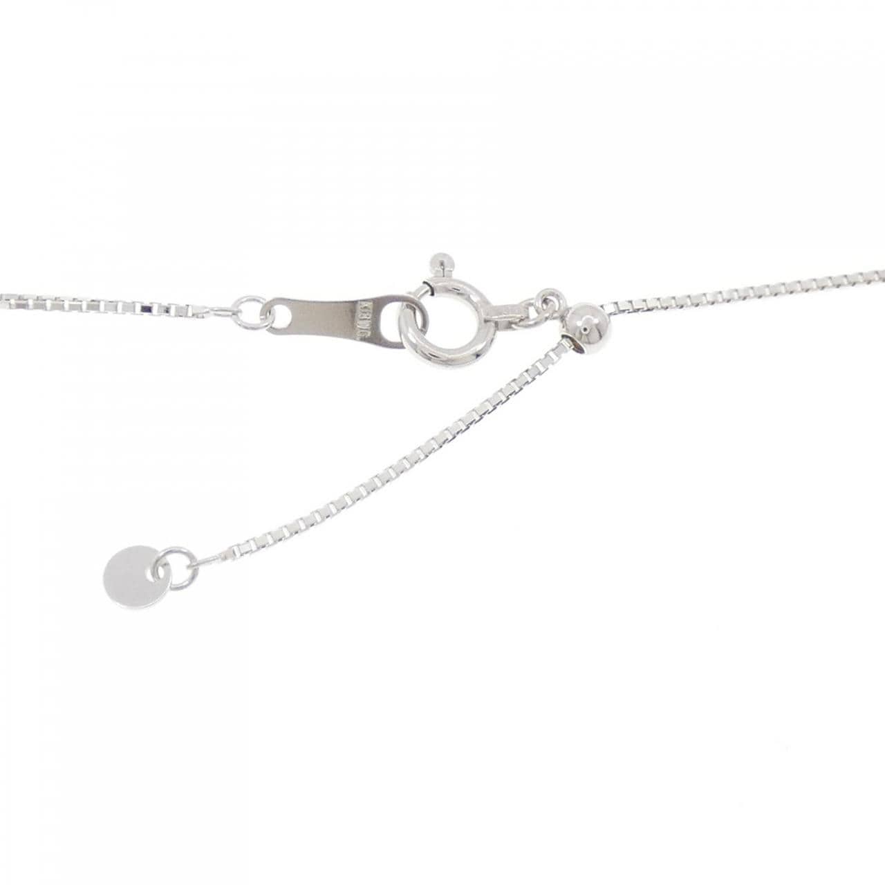 K18WG ダイヤモンド ネックレス 0.50CT