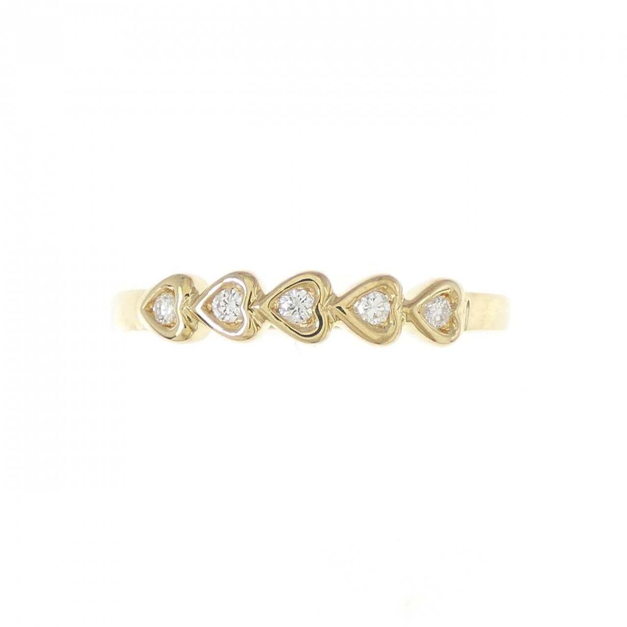 18KT ハート ダイヤモンド リング