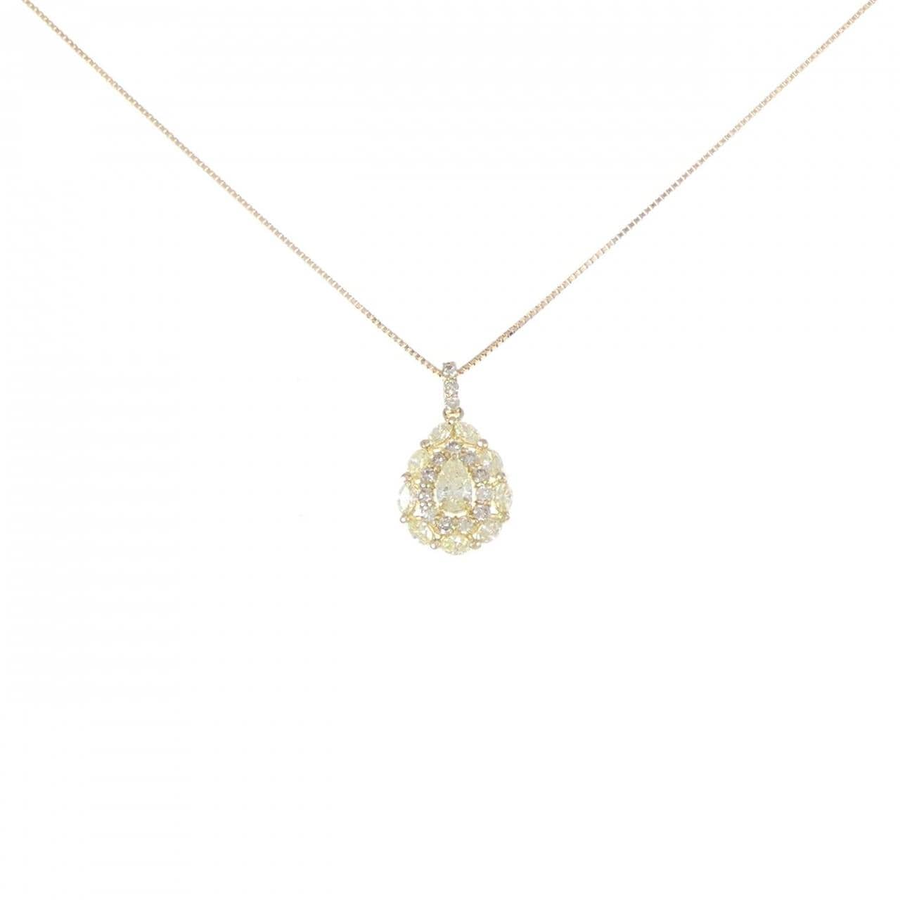 K18YG ダイヤモンド ネックレス 0.70CT