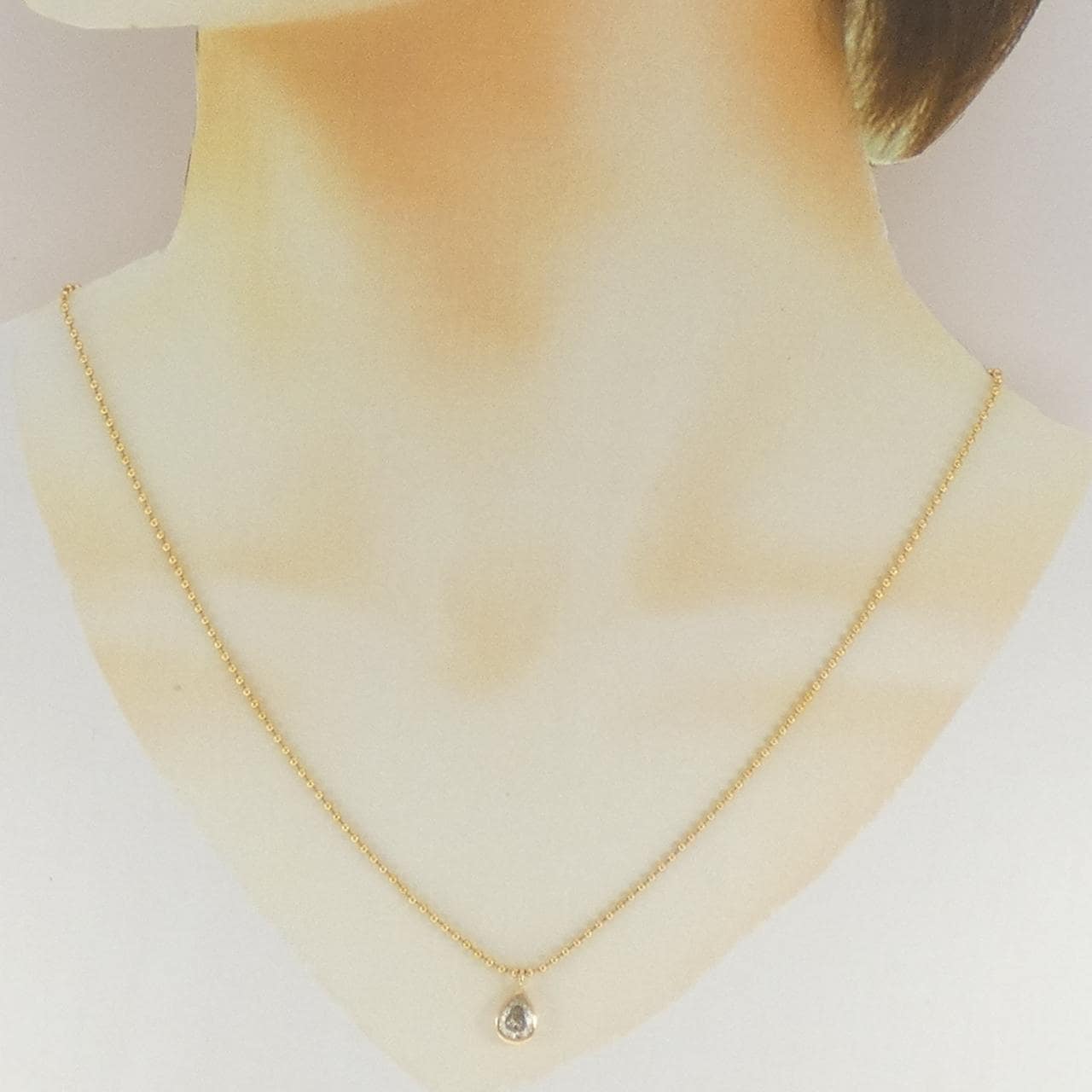 K18YG ダイヤモンド ネックレス 0.59CT