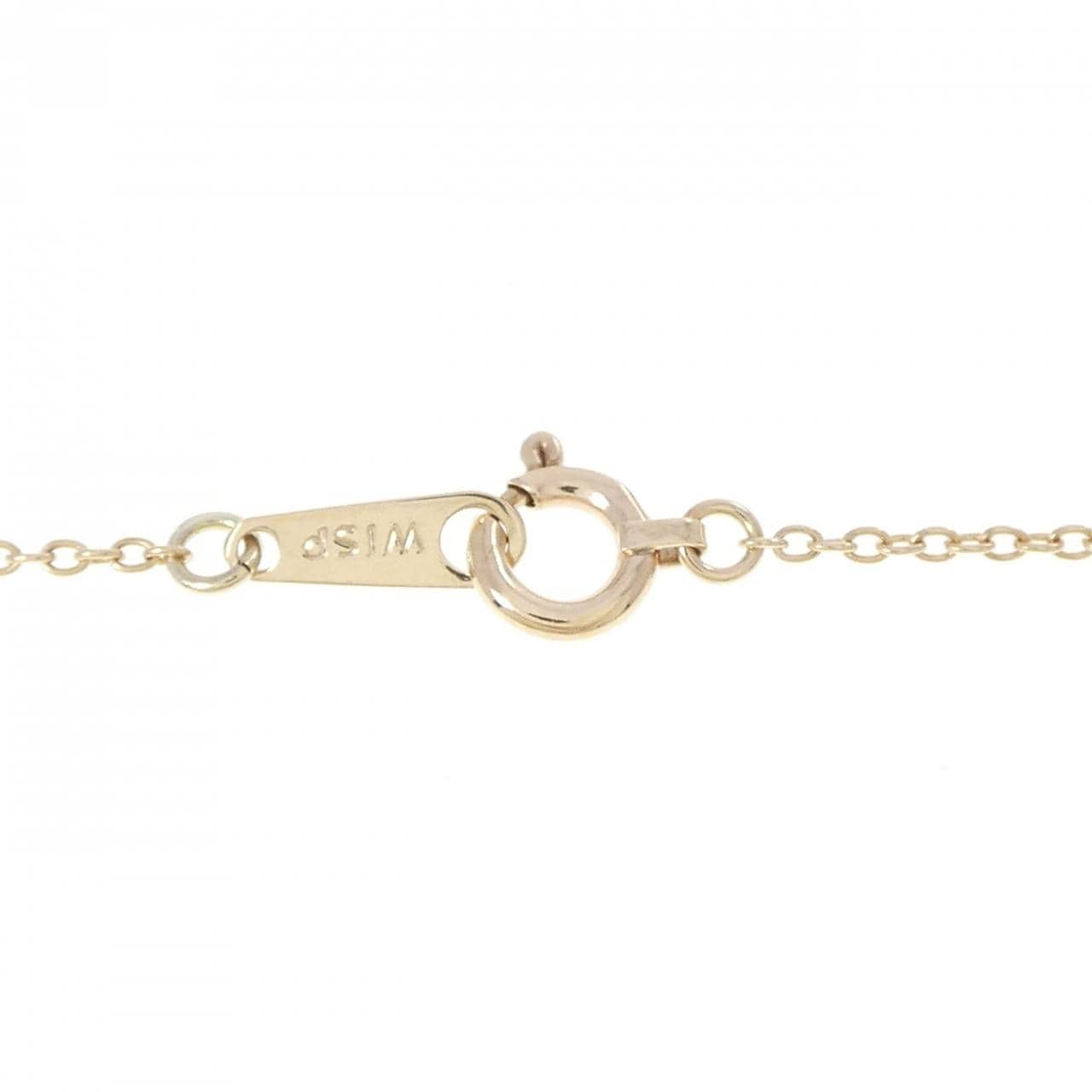 K10YG ハート ダイヤモンド ネックレス 0.09CT