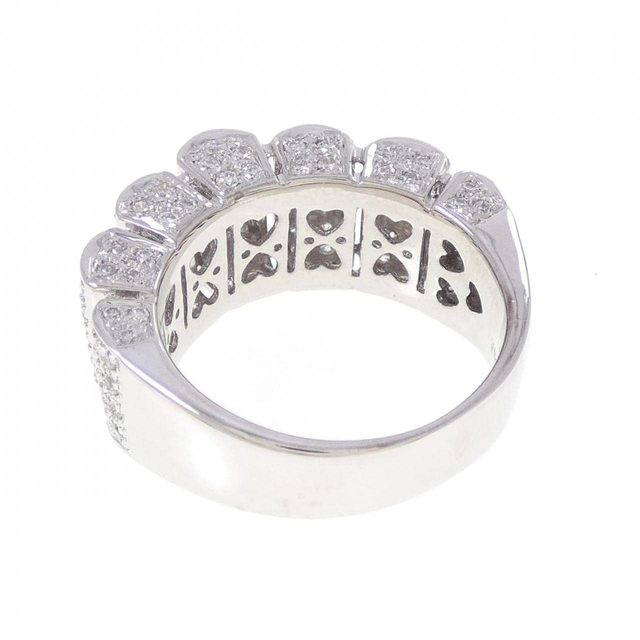 K18WG ダイヤモンド リング 1.00CT