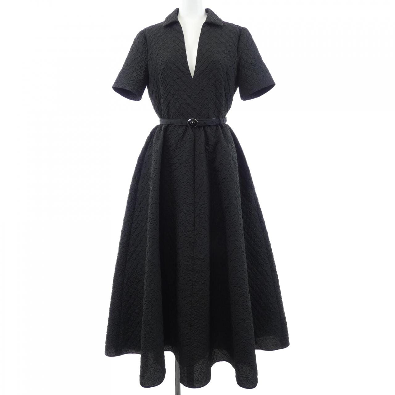 クリスチャンディオール CHRISTIAN DIOR クロッケ テクニカル ファブリック ミディドレス 141R38A2790 ワンピース