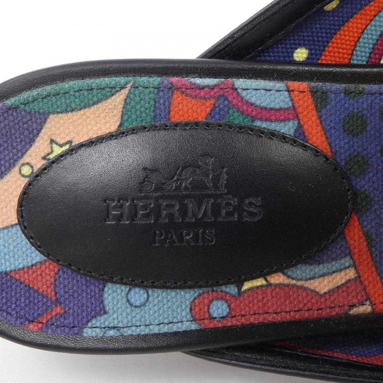 エルメス HERMES オズ ケリーバックル/フォーブルレインボー 191086Z サンダル
