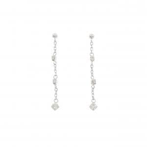 K18WG ダイヤモンド ピアス 0.22CT