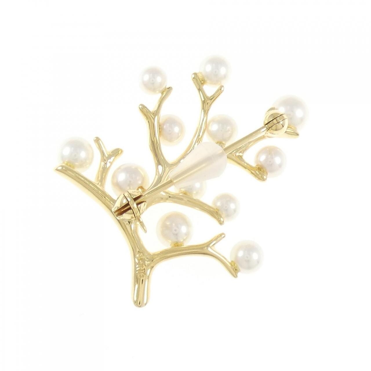 MIKIMOTO 真珠ブローチ Kofuku no ki MIKIMOTO Kofuku no ki Brooch Diamond K18YG P0027275 | eBay