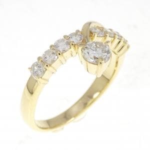 K18YG ダイヤモンド リング 0.22CT