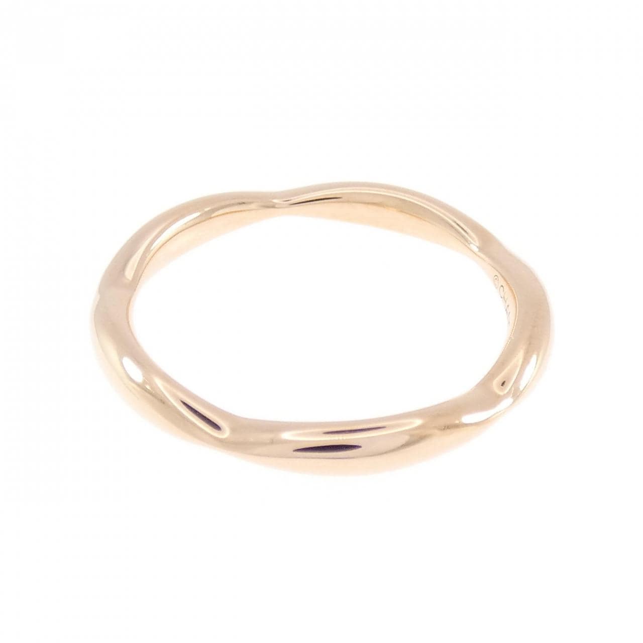 シャネル カメリア ハーフエタニティ リング