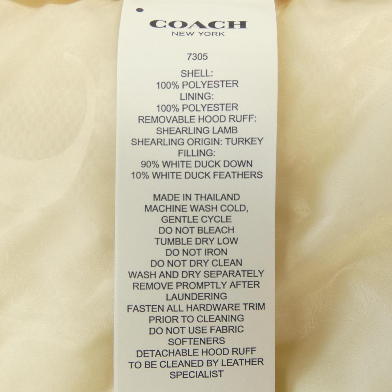 コーチ COACH ダウンジャケット