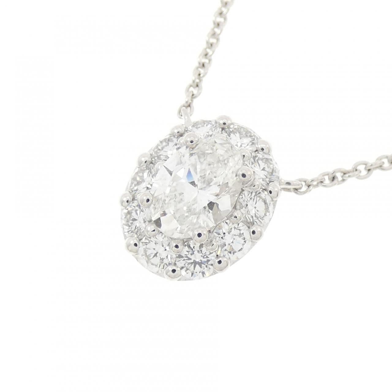 グラフ アイコン オーバルダイヤモンド ネックレス 0.51CT