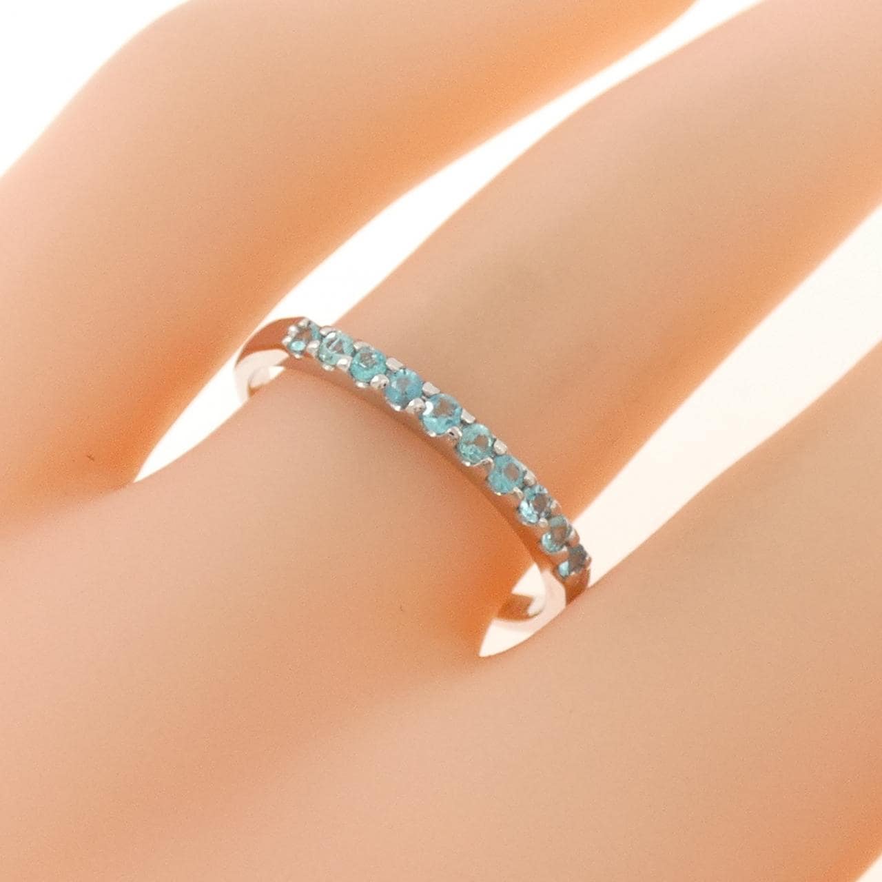 PT950 トルマリン リング 0.16CT