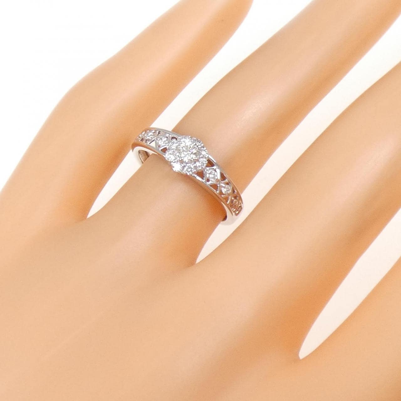 PT900 ダイヤモンド リング 0.10CT