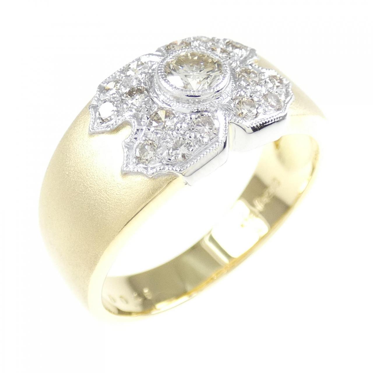 コメ兵｜K18YG/PT ダイヤモンド リング 0.46CT｜ジュエリー｜リング