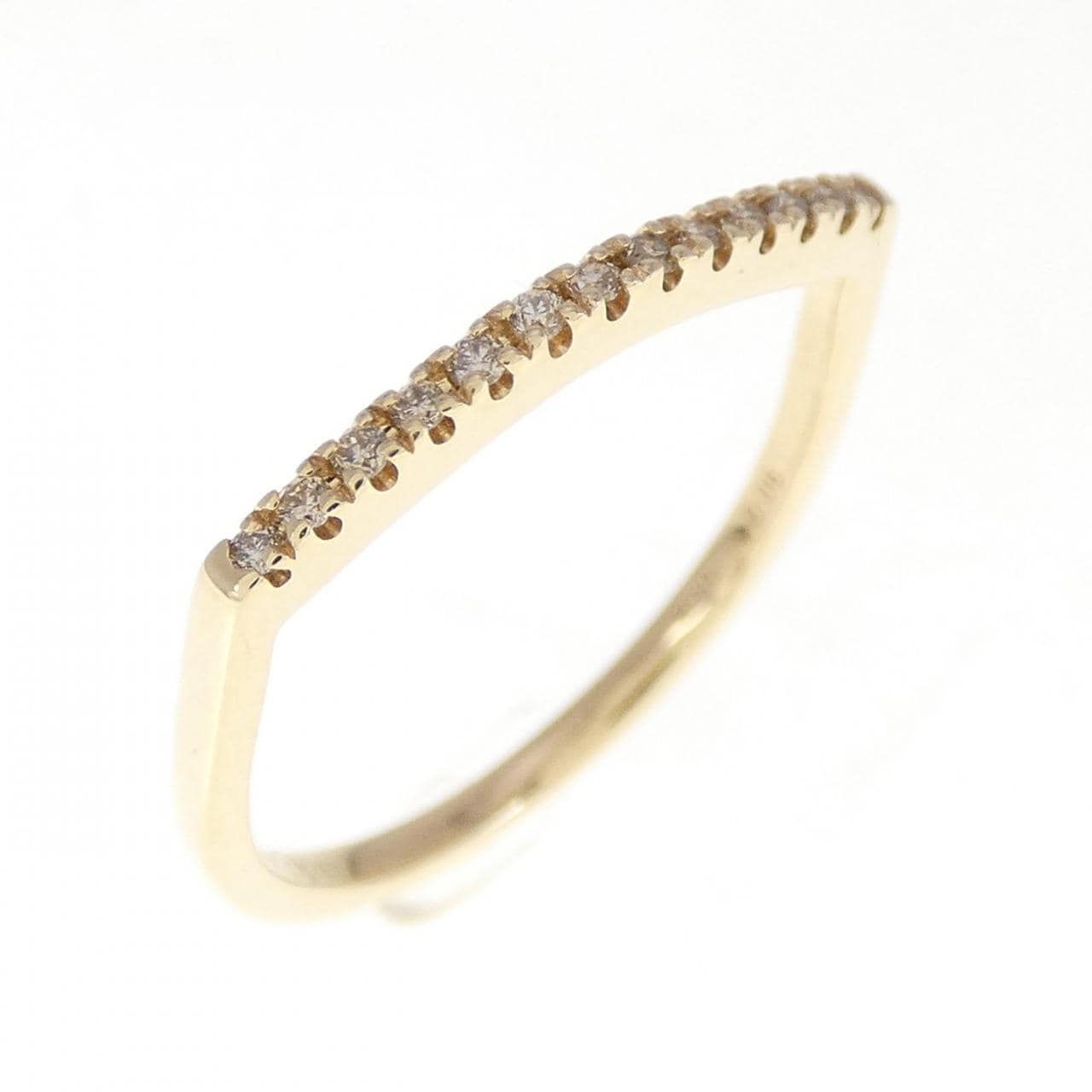 Hirotaka U-Shape Ring 0.06CT