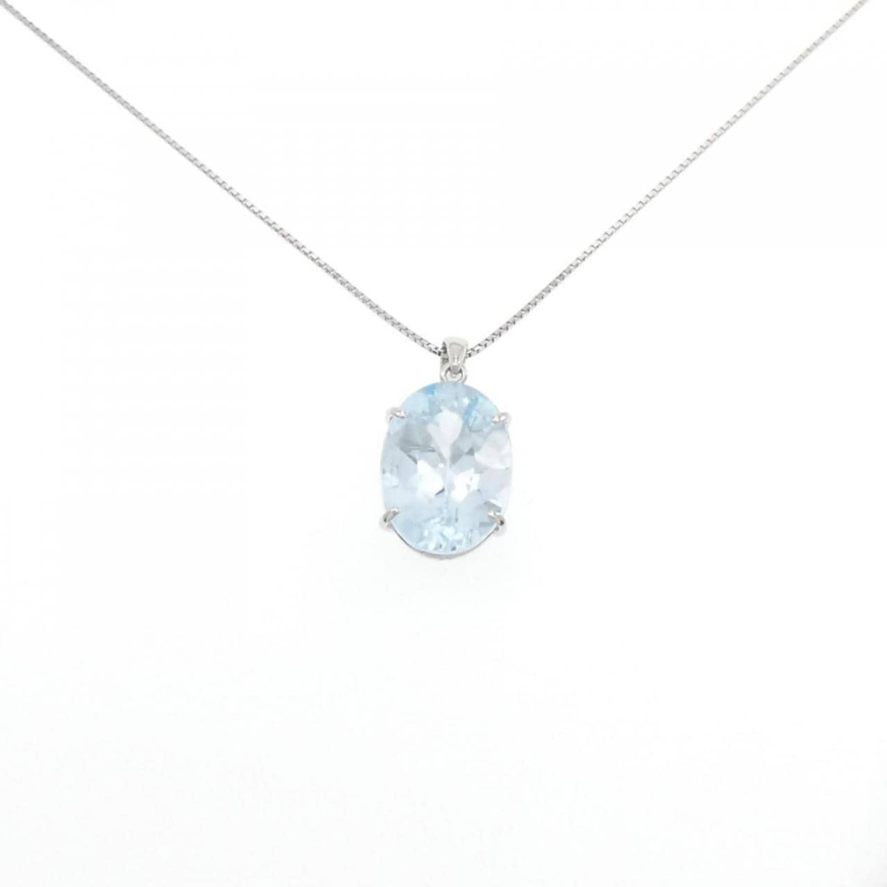 PT ブルートパーズ ネックレス 10.56CT