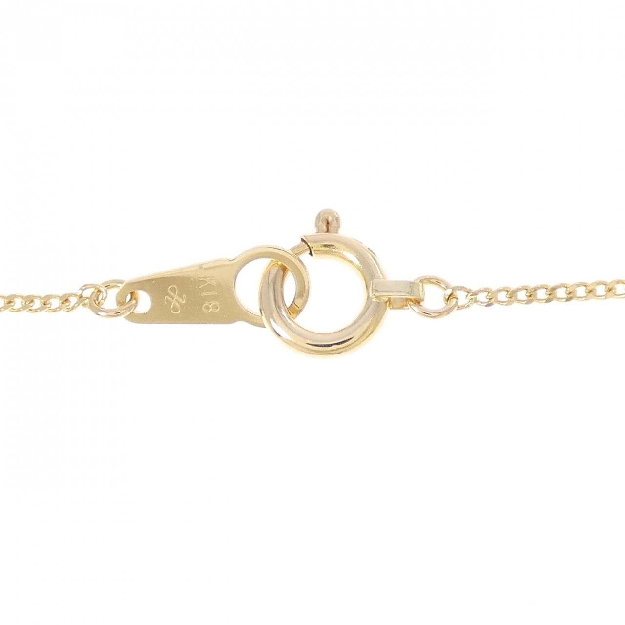 K18YG ダイヤモンド ネックレス 0.18CT