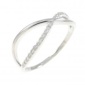 K18WG ダイヤモンド リング 0.10CT